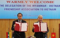 Việt Nam - Myanmar tăng cường hợp tác hữu nghị