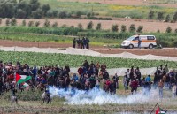 Hàng trăm người Palestine thương vong trong cuộc tuần hành lớn ở Gaza