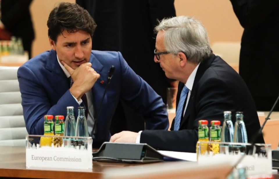 Hiệp định Tự do Thương mại EU-Canada được "áp dụng tạm thời"