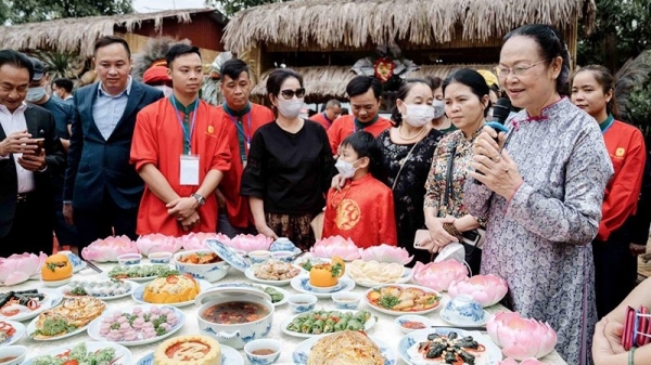Giá trị văn hoá trong 'Ngày hội ẩm thực chay' Tam Chúc