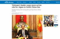 ​Báo chí Nhật Bản đưa tin về chuyến thăm của Chủ tịch nước Trần Đại Quang