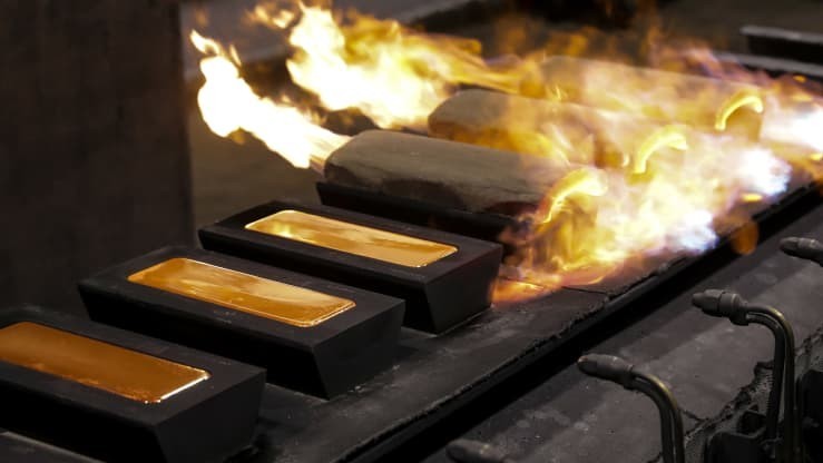 Giá vàng hôm nay 14/6, Giá vàng lao dốc thẳng đứng, USD thể hiện quyền lực, vàng Nga lách trừng phạt, chênh lệch vàng SJC và thế giới thêm rộng