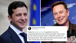 Tỷ phú Elon Musk ủng hộ Ukraine 'bằng cả hành động lẫn lời nói'