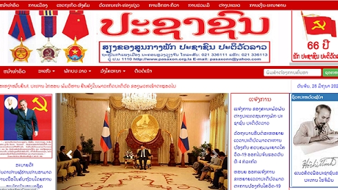 Truyền thông Lào: Sự kiện quan trọng giữa hai Đảng, hai Nhà nước và nhân dân hai nước Việt Nam-Lào