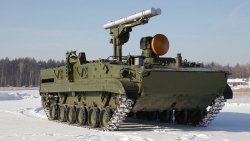 Hệ thống tên lửa Khrizantema của Nga có hỏa lực cỡ nào mà mệnh danh sát thủ xe tăng?