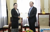 Trao Giấy chấp nhận lãnh sự cho Tổng Lãnh sự Lào tại Tp. Hồ Chí Minh Phimpha Keomixay