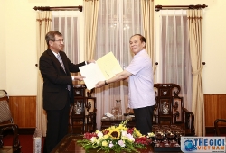 Lễ trao Giấy chấp nhận lãnh sự cho Tổng Lãnh sự Nhật Bản tại TP. Hồ Chí Minh