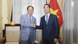 Thứ trưởng Bộ Ngoại giao Tô Anh Dũng tiếp Đại sứ Hàn Quốc Park Noh Wan