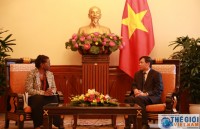 Thứ trưởng Ngoại giao Đặng Đình Quý tiếp Phó Tổng Thư ký LHQ