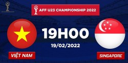 Link xem trực tiếp U23 Việt Nam vs U23 Singapore (19h ngày 19/2) U23 Đông Nam Á 2022
