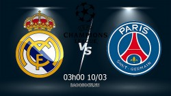 Link xem trực tiếp Real Madrid vs PSG (3h00 ngày 10/3) lượt về vòng 1/8 Cúp C1