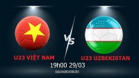 Link xem trực tiếp U23 Việt Nam vs U23 Uzbekistan (19h00 ngày 29/3) giải U23 Dubai Cup 2022