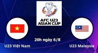 Link xem trực tiếp U23 Việt Nam vs U23 Malaysia (20h00 ngày 8/6) AFC U23 Asian Cup 2022
