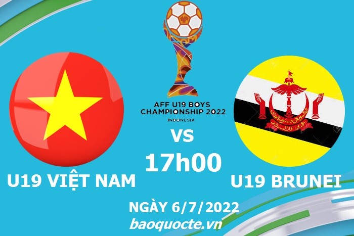 Link xem trực tiếp U19 Việt Nam vs U19 Brunei (17h00 ngày 6/7) giải vô địch U19 Đông Nam Á 2022