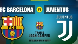 Link xem trực tiếp Barcelona vs Juventus giao hữu tranh cúp Joan Gamper 2h30 ngày 9/8