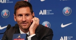 Họp báo ra mắt: Messi khẳng định đến PSG để vô địch Champions League