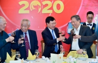 Phó Thủ tướng Phạm Bình Minh gặp mặt các vị nguyên Lãnh đạo Bộ Ngoại giao dịp Xuân Canh Tý