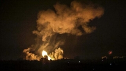 Israel không kích trả đũa Hamas ở phía Nam Dải Gaza