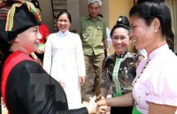 Chủ tịch Quốc hội Nguyễn Thị Kim Ngân làm việc tại tỉnh Điện Biên