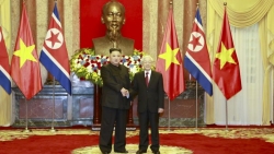 Tổng Bí thư, Chủ tịch nước Nguyễn Phú Trọng gửi Điện chúc mừng 75 năm thành lập Đảng Lao động Triều Tiên