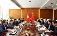 Phó Thủ tướng Phạm Bình Minh gặp Bộ trưởng Ngoại giao Trung Quốc Vương Nghị