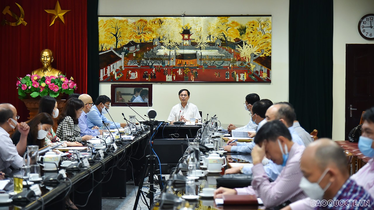 Hội nghị Ban Chấp hành Đảng bộ Bộ Ngoại giao lần thứ tám, sơ kết công tác quý I/2022