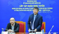 Tập huấn nâng cao năng lực quản lý biên giới đất liền cho cán bộ địa phương