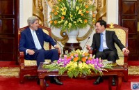 Phó Thủ tướng Phạm Bình Minh tiếp cựu Ngoại trưởng Hoa Kỳ John Kerry