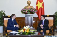 Phó Thủ tướng Phạm Bình Minh tiếp Quốc vụ khanh Bộ Ngoại giao Latvia