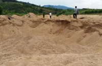 Làm rõ việc khai thác cát trái phép trên sông Đăk Pxi