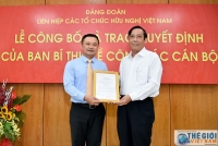 Công bố Quyết định của Ban Bí thư về công tác cán bộ của Liên hiệp các tổ chức hữu nghị Việt Nam