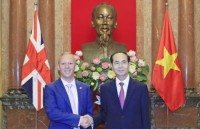 Chủ tịch nước Trần Đại Quang tiếp các đại sứ trình quốc thư