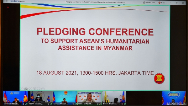 ASEAN và các đối tác họp bàn hỗ trợ nhân đạo cho Myanmar