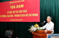 Bộ Ngoại giao tọa đàm về tư tưởng, đạo đức, phong cách Hồ Chí Minh