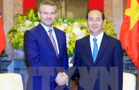 Chủ tịch nước Trần Đại Quang tiếp Phó Thủ tướng Slovakia Pellegrini
