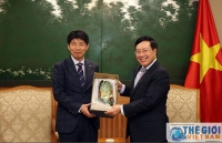 Phó Thủ tướng Phạm Bình Minh tiếp Thống đốc tỉnh Gunma, Nhật Bản