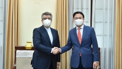 Thứ trưởng Ngoại giao Phạm Quang Hiệu tiếp Đại sứ Iran Ali Akbar Nazari