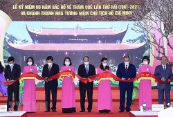 Chủ tịch nước dự Lễ kỷ niệm 60 năm Bác Hồ về thăm quê lần thứ hai