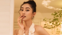 Hoa hậu Lương Thùy Linh gây sốt với vóc dáng gợi cảm
