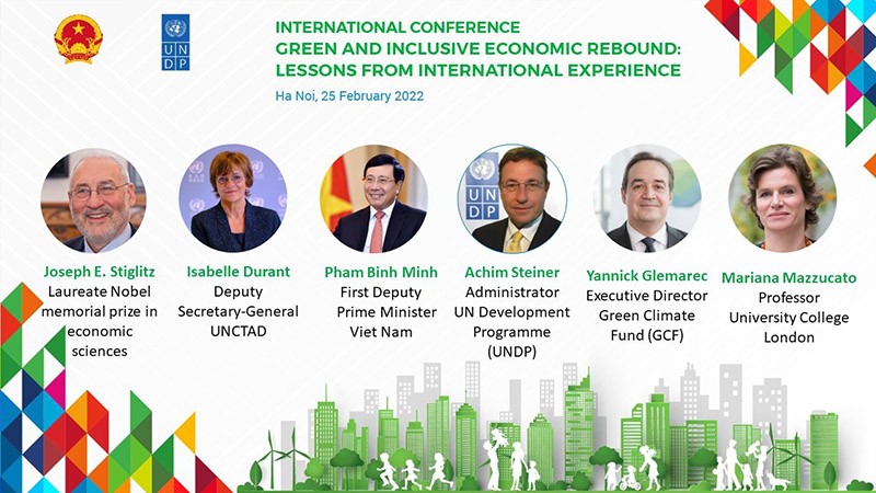 Hội nghị quốc tế về 'Thúc đẩy phục hồi kinh tế xanh và bao trùm: Bài học từ kinh nghiệm quốc tế'