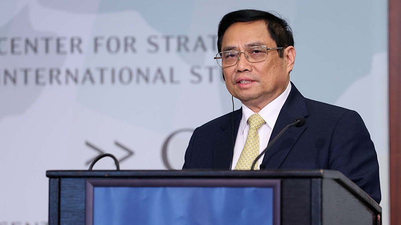 Bài phát biểu của Thủ tướng Phạm Minh Chính tại Trung tâm Nghiên cứu chiến lược và quốc tế Hoa Kỳ