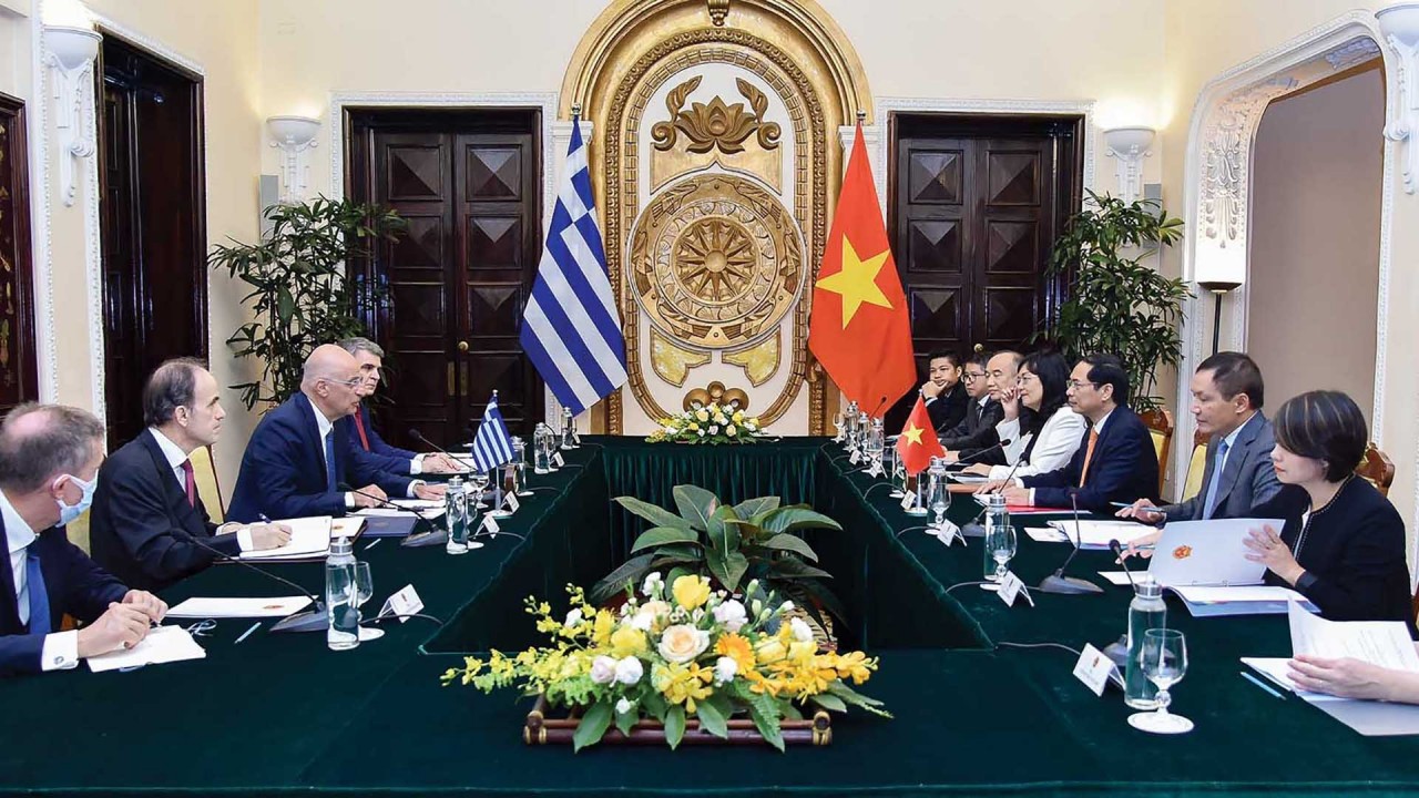 Bộ trưởng Ngoại giao Hy Lạp Nikolaos Dendias thăm chính thức Việt Nam