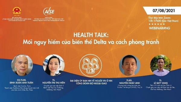 (Trực tiếp) Trò chuyện cùng chuyên gia với chủ đề 'Mối nguy hiểm của biến thể Delta và cách phòng tránh'